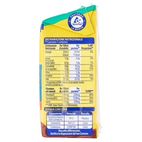 NESQUIK PRONTO DA BERE SENZA LATTOSIO Bevanda a base di latte e cacao solubile 3 brick da 180ml